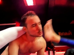 Ally kay femdom and foot fetish with horny boyfriend