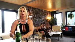 Wild lingerie party turns into a blacked-out gang bang