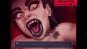 BBW Goth Nympho Gets Fucked In Her Sex Dungeon! (Summertime Saga Gameplay)