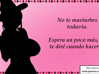 JOI Especial halloween. Te ordeñan 6 veces como esclavo raunchy. JOI completo y español.