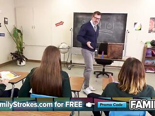 Teacher Uses My Body as a Freeuse Sex Prop for the Entire Class