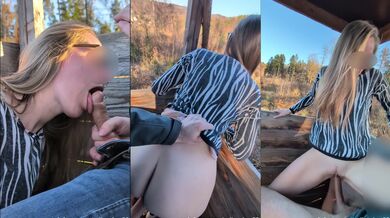 ! NATURE ROOM E02 ! Milf fucks and Blows in the fresh Air