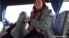 Public Reality POV Lucie - Luxurious MILF Fucked In A Public Bus (aka. Letty) - Big tits