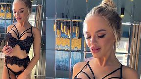 BTS of a russian slut Amanda Clarke getting fucked real hard at a party