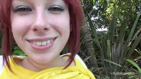 These big natural tits look outstanding while the horny