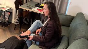 Cucumber Humiliation &amp; High Heel Filth Worship: Slave's Ultimate Degradation