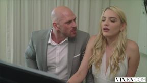 Suited piano teacher Johnny Sins fucks horny nymph Kenna James