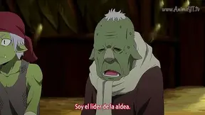 Isekai Anime Slime Gets Fucked By Horny SubESP Couple In Hot Hentai Action