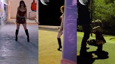 I am a public street whore for a day, sexual fantasy accomplished!